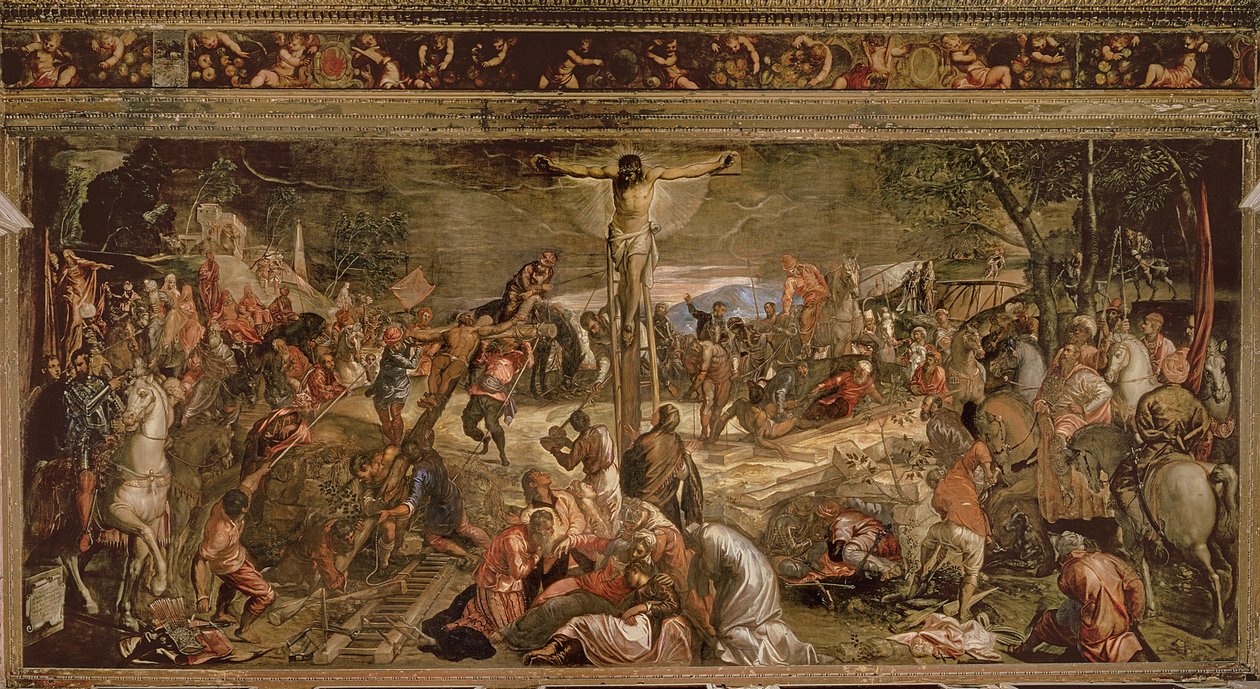 Krisztus keresztre feszítése, 1565 alkotó: Jacopo Robusti Tintoretto