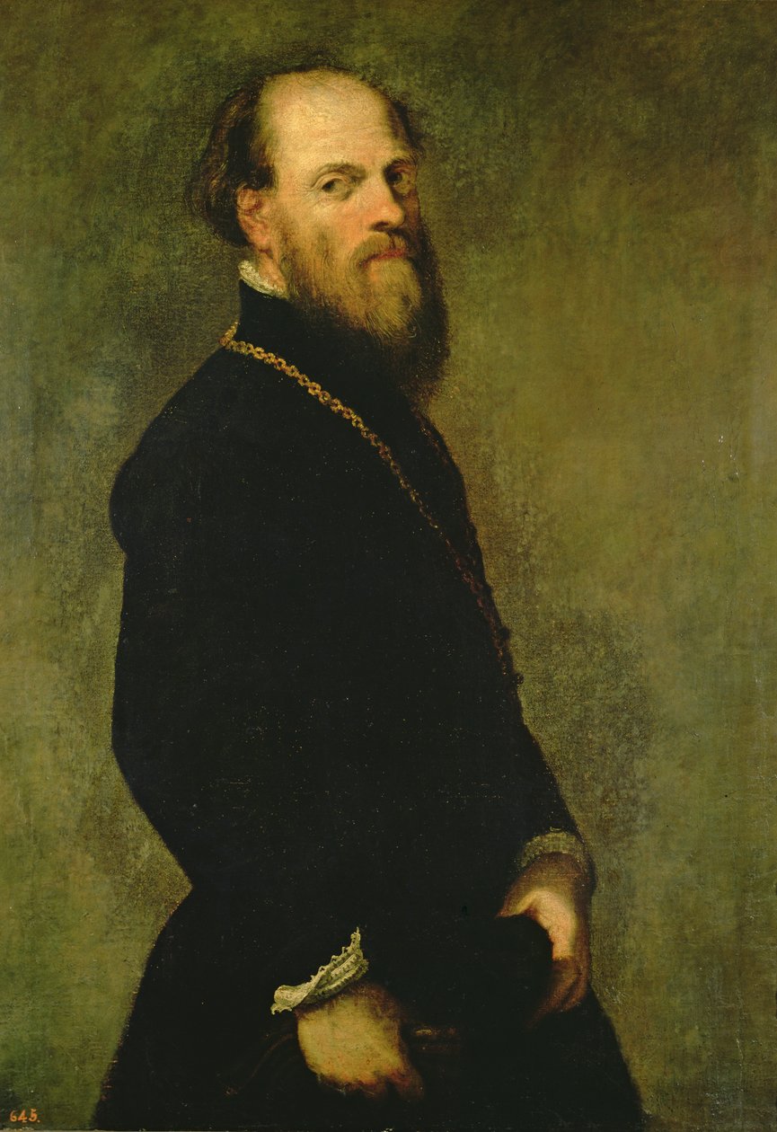 Az aranyláncos ember, 1550 körül alkotó: Jacopo Robusti Tintoretto