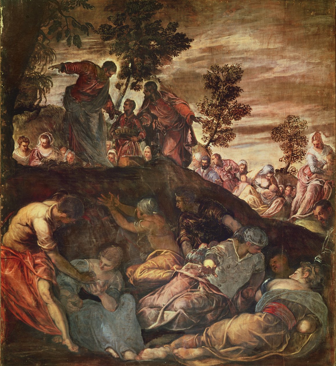 Kenyerek és halak szaporítása, 1575 körül alkotó: Jacopo Robusti Tintoretto