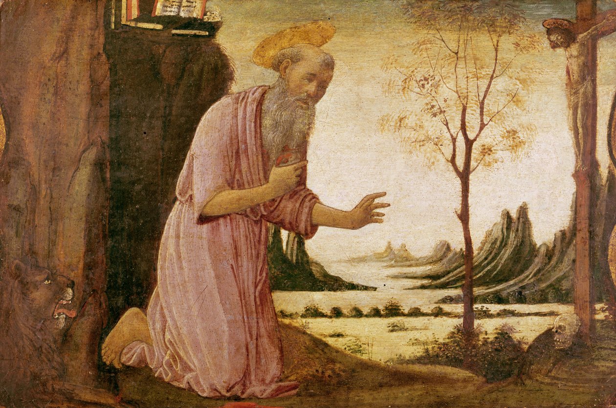 Szent Jeromos alkotó: Jacopo del Sellaio