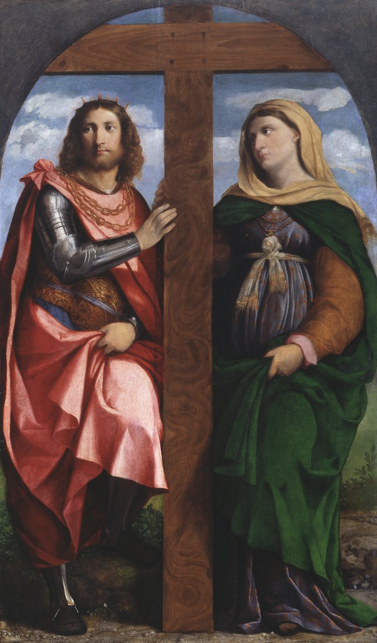 Szent Ilona és Szent Konstantin alkotó: Jacopo (c.1480 1528) Palma