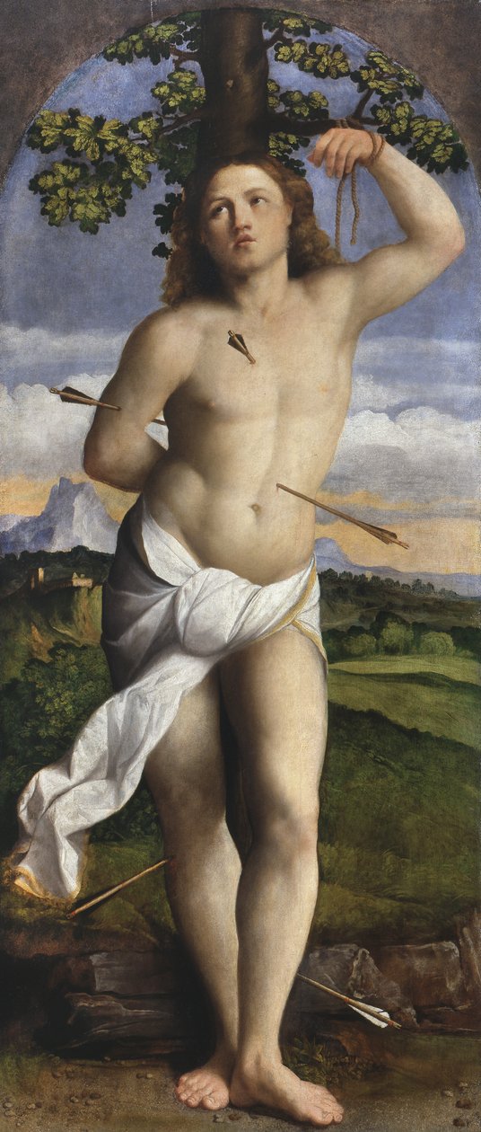 Szent Sebestyén alkotó: Jacopo (c.1480 1528) Palma