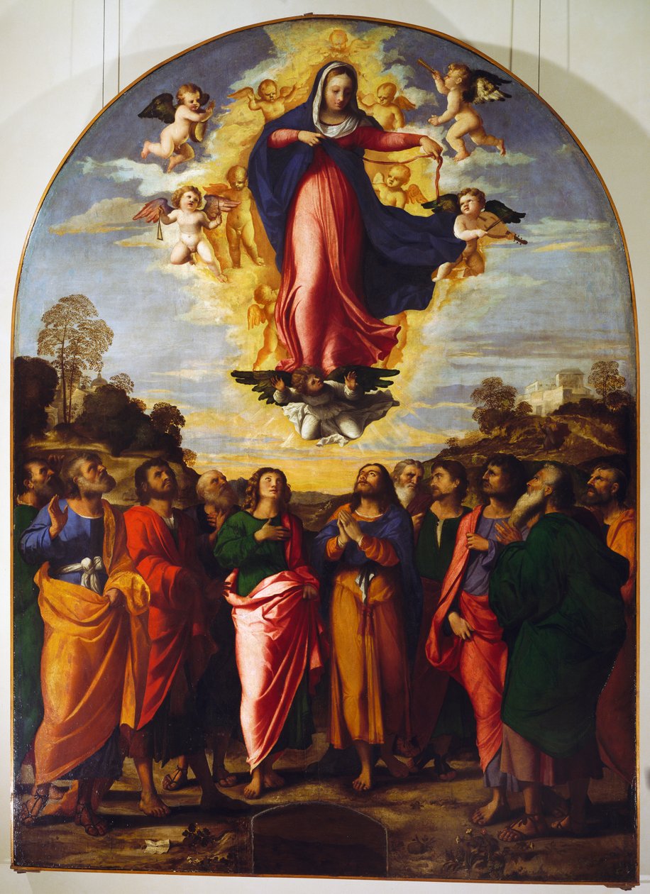 Szűz mennybemenetele alkotó: Jacopo (c.1480 1528) Palma
