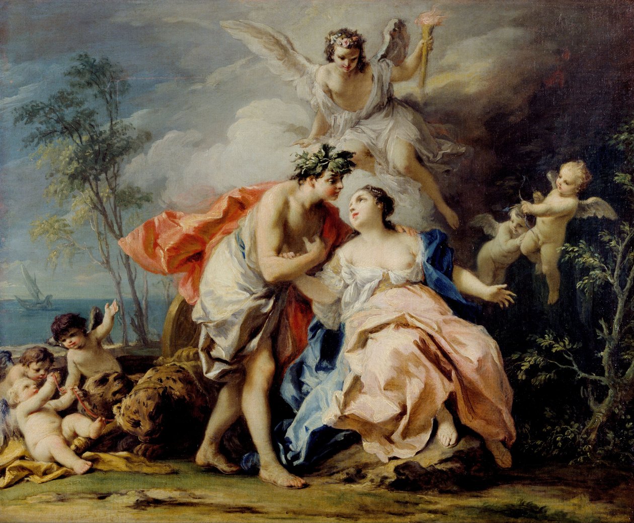 Bacchus és Ariadné alkotó: Jacopo Amigoni