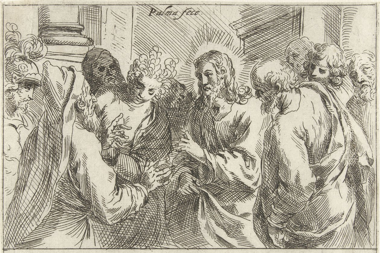 Krisztus és a házasságtörésen elfogott asszony alkotó: Jacopo Palma (il Giovane)