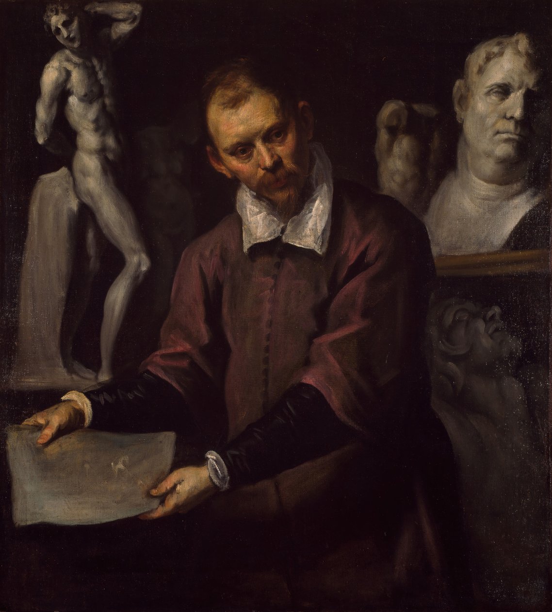 Férfi portré, 1600-1610. alkotó: Jacopo Palma