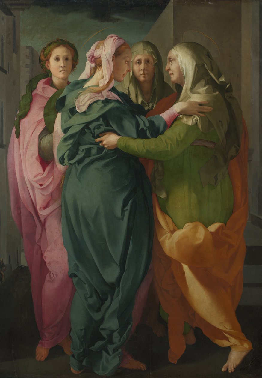 A látogatás, kb. 1528-1529 alkotó: Jacopo Pontormo