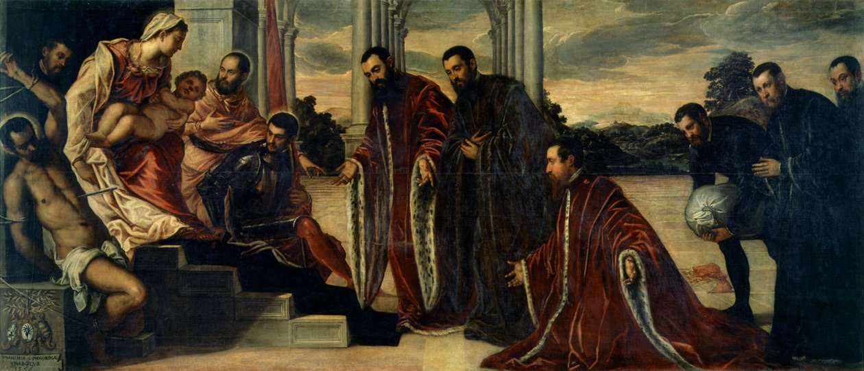 Madonna dei Camerlenghi, 1567 körül. alkotó: Jacopo Robusti Tintoretto