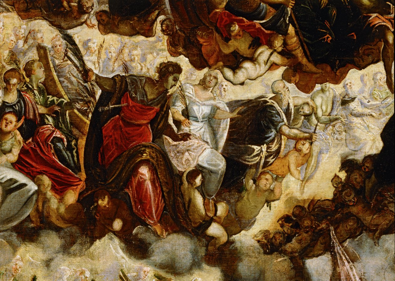 Paradise ... (festmény vászonra) alkotó: Jacopo Robusti Tintoretto
