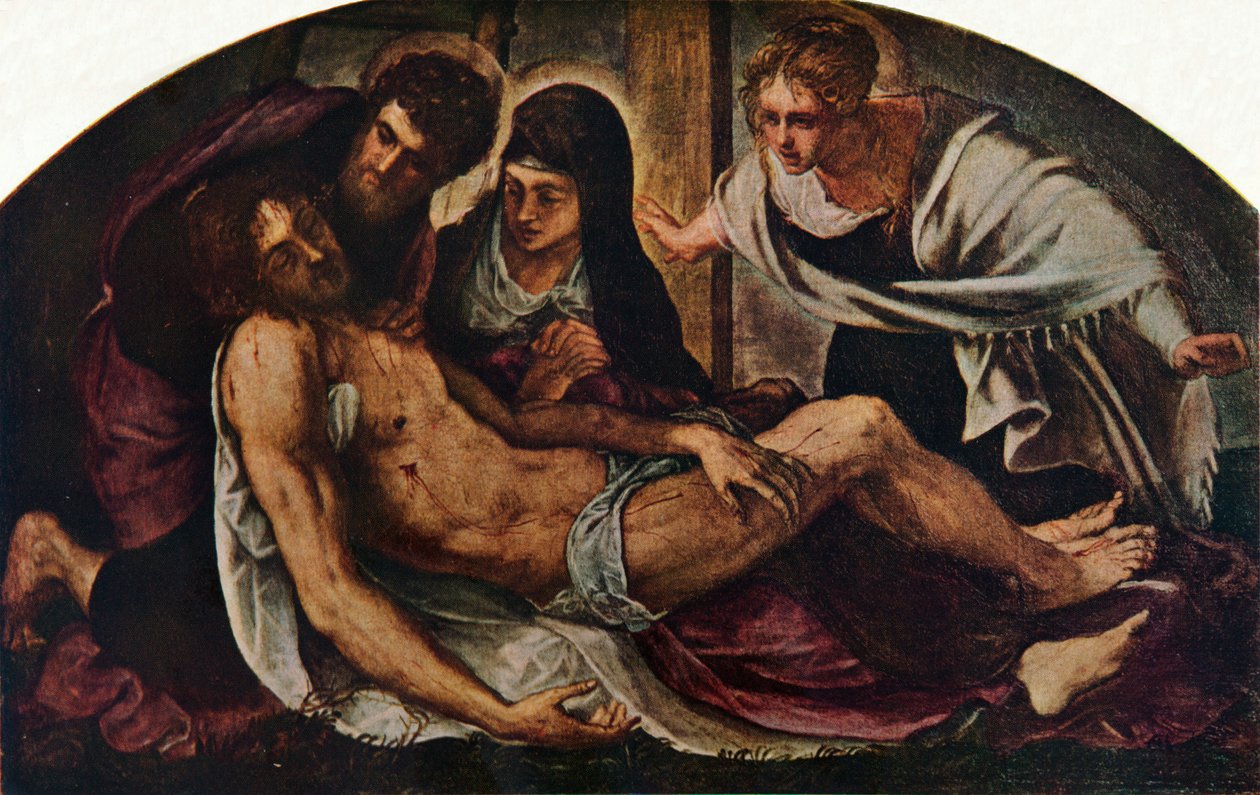 The Deposition, 1563, 1930. alkotó: Jacopo Robusti Tintoretto