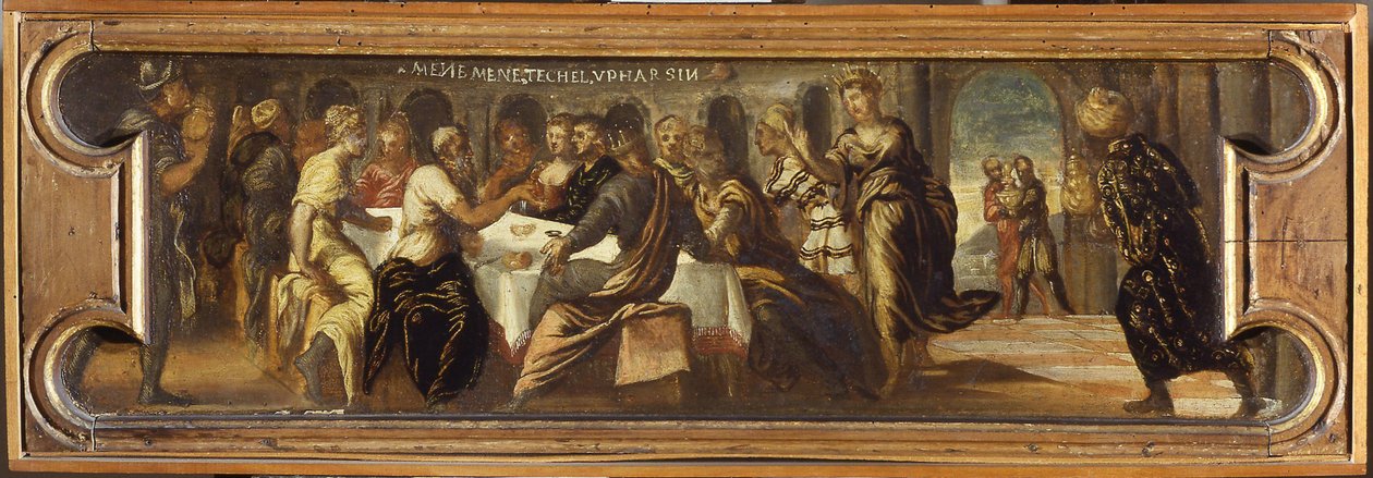Belsazár ünnepe. alkotó: Jacopo Robusti Tintoretto