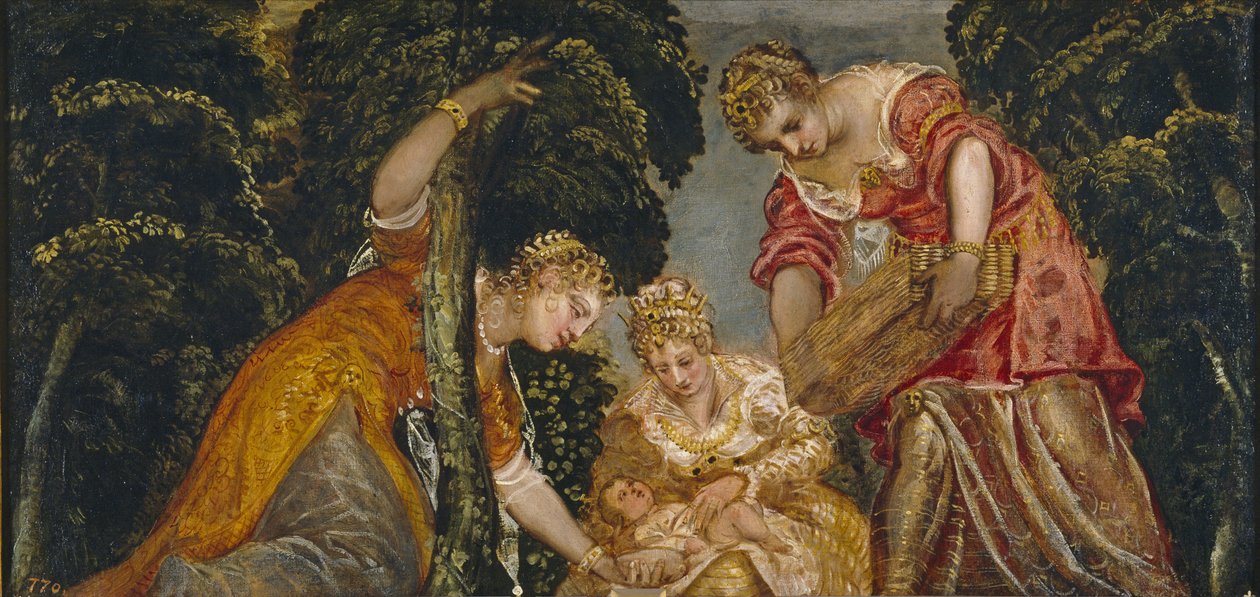 Mózes megtalálása alkotó: Jacopo Robusti Tintoretto