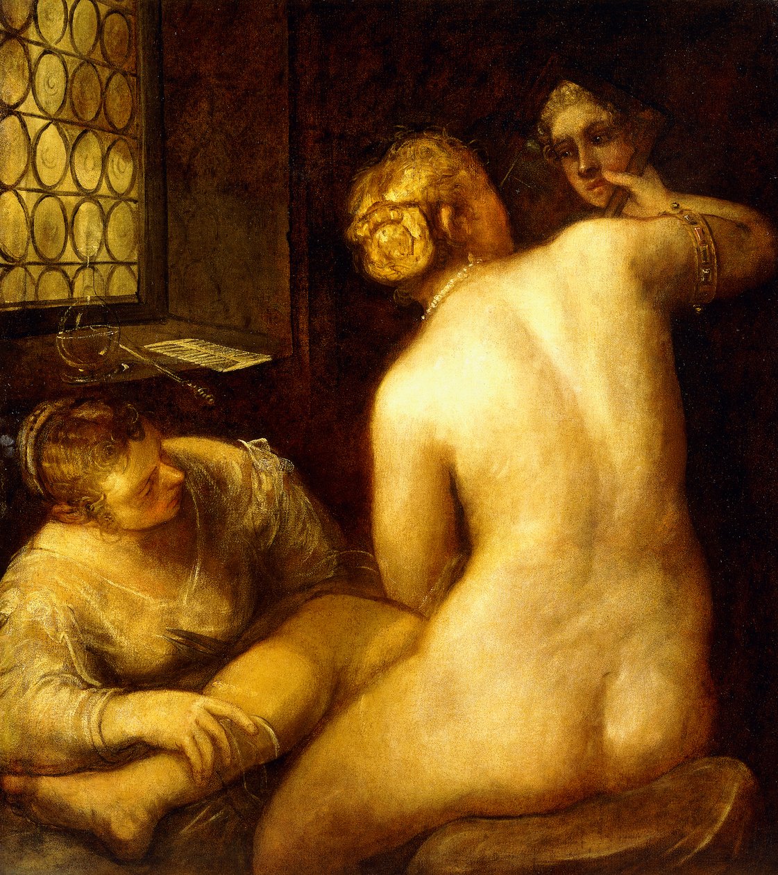 Vénusz vécéje, alkotó: Jacopo Robusti Tintoretto