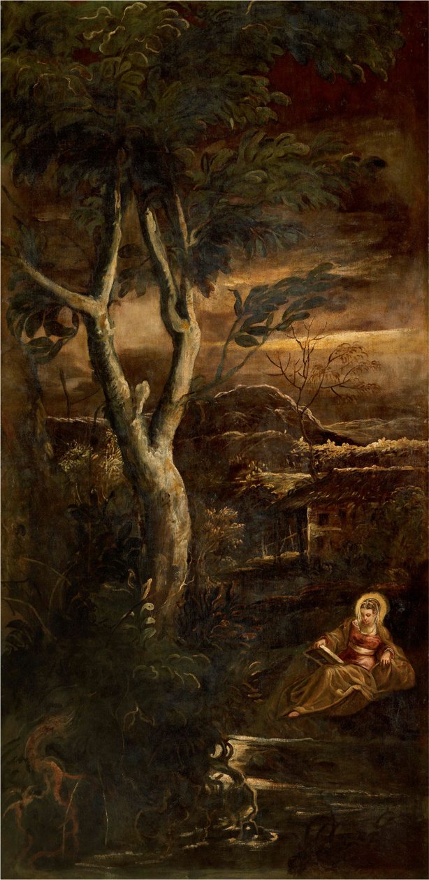 A Szűz olvasmánya, 1583 körül. alkotó: Jacopo Robusti Tintoretto