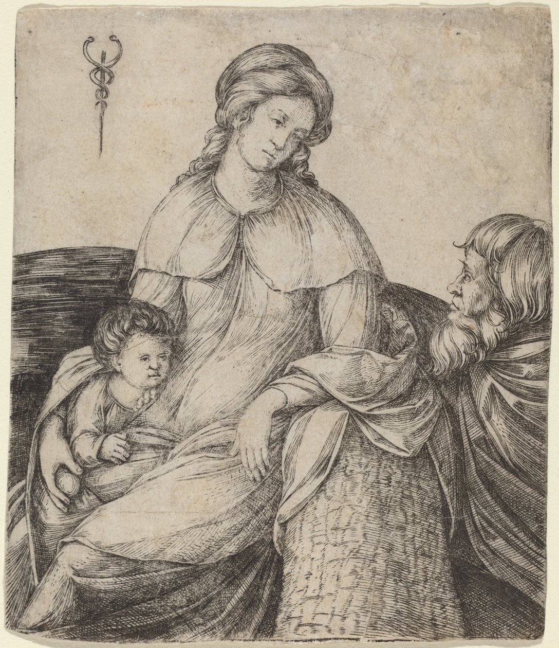 Szent Család, c. 15081509. alkotó: Jacopo de Barbari