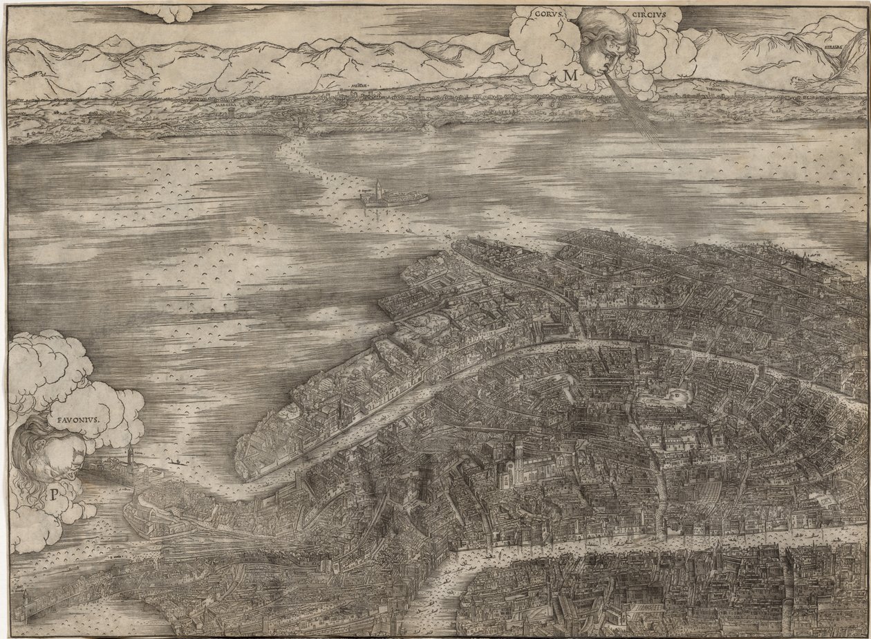 Kilátás Velencére alkotó: Jacopo de
