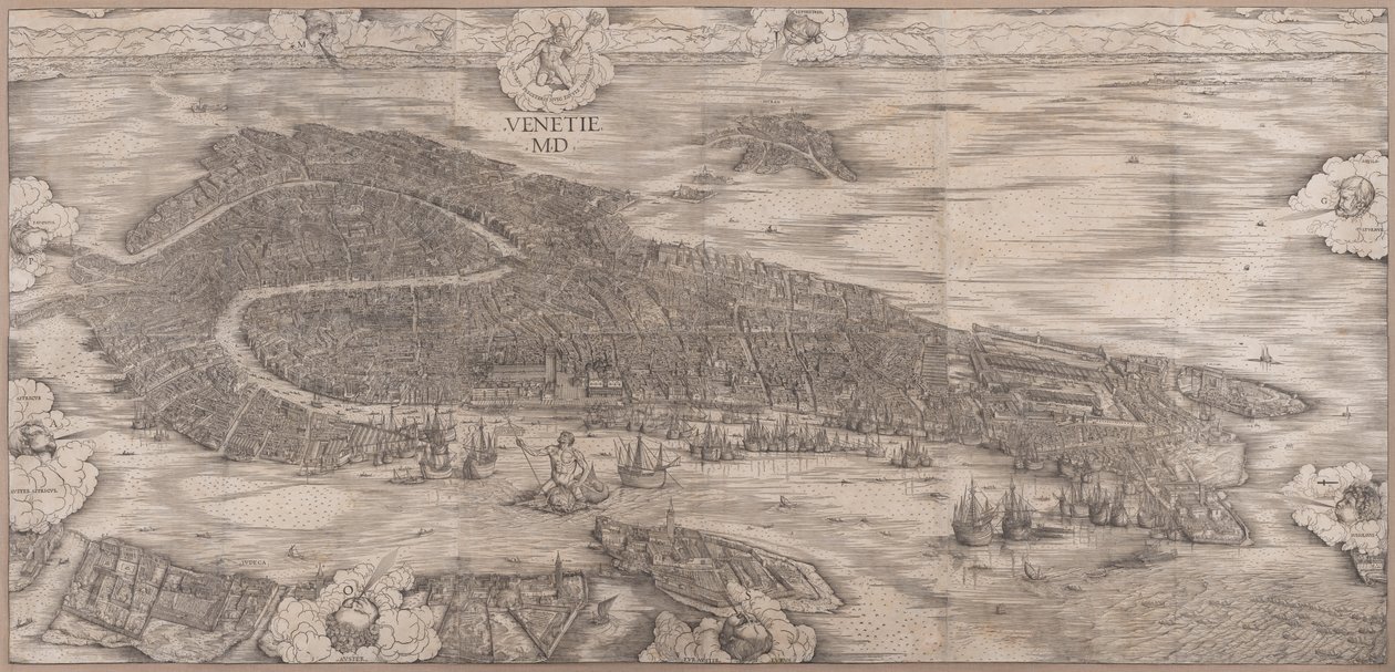 Velencére néző kilátás alkotó: Jacopo de