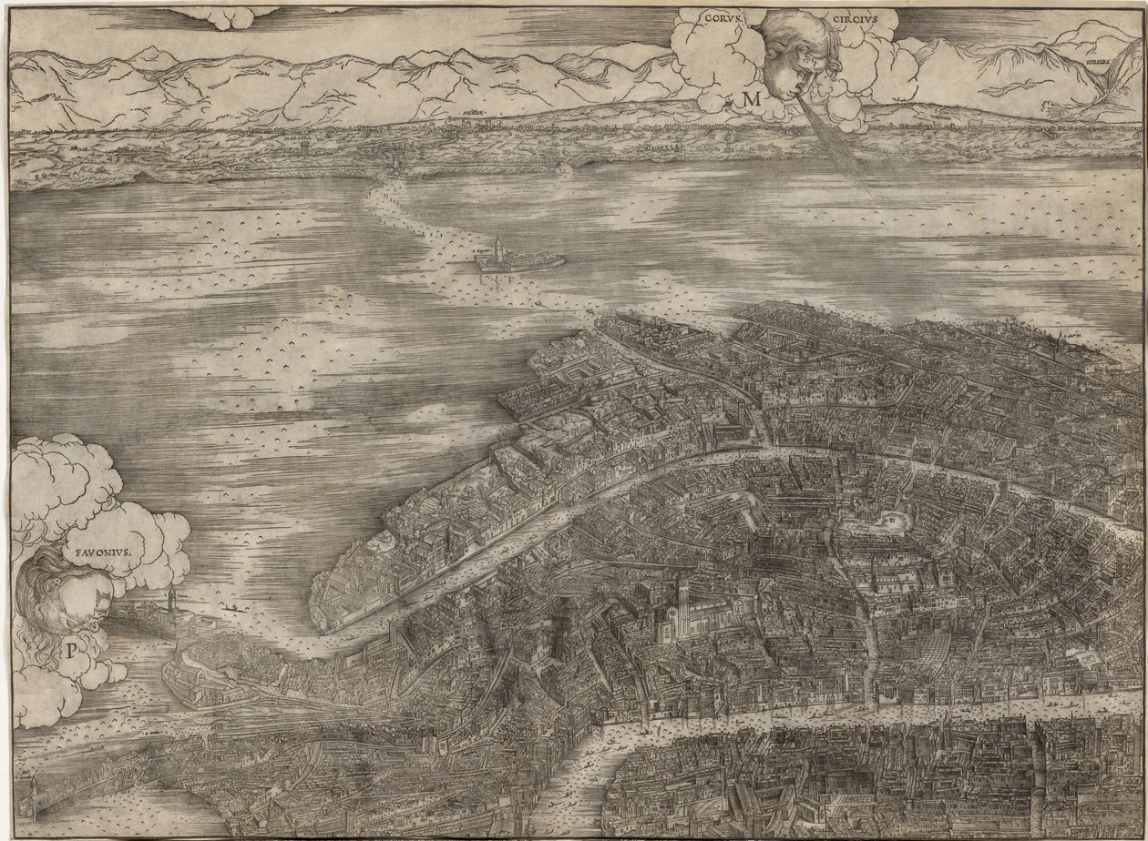 Velencére néző kilátás alkotó: Jacopo de
