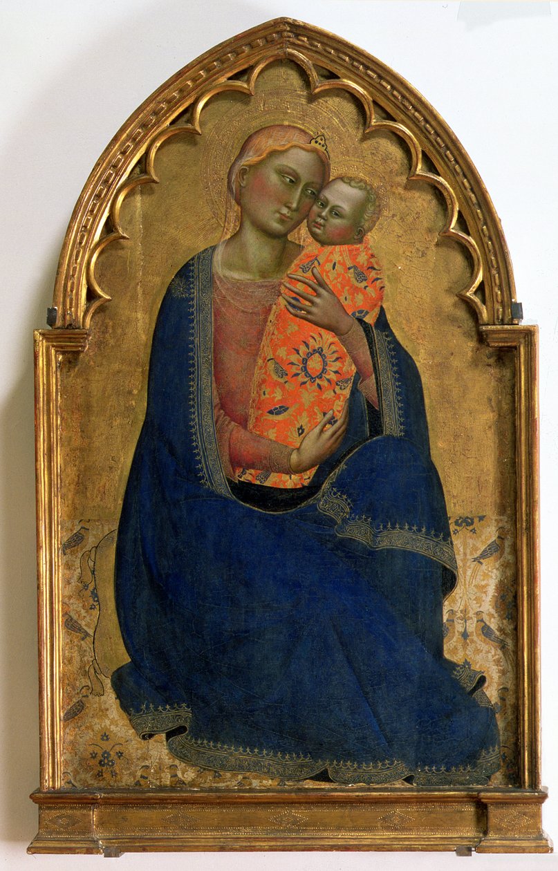 Alázat Madonna (tempera a panelen) alkotó: Jacopo di Cione