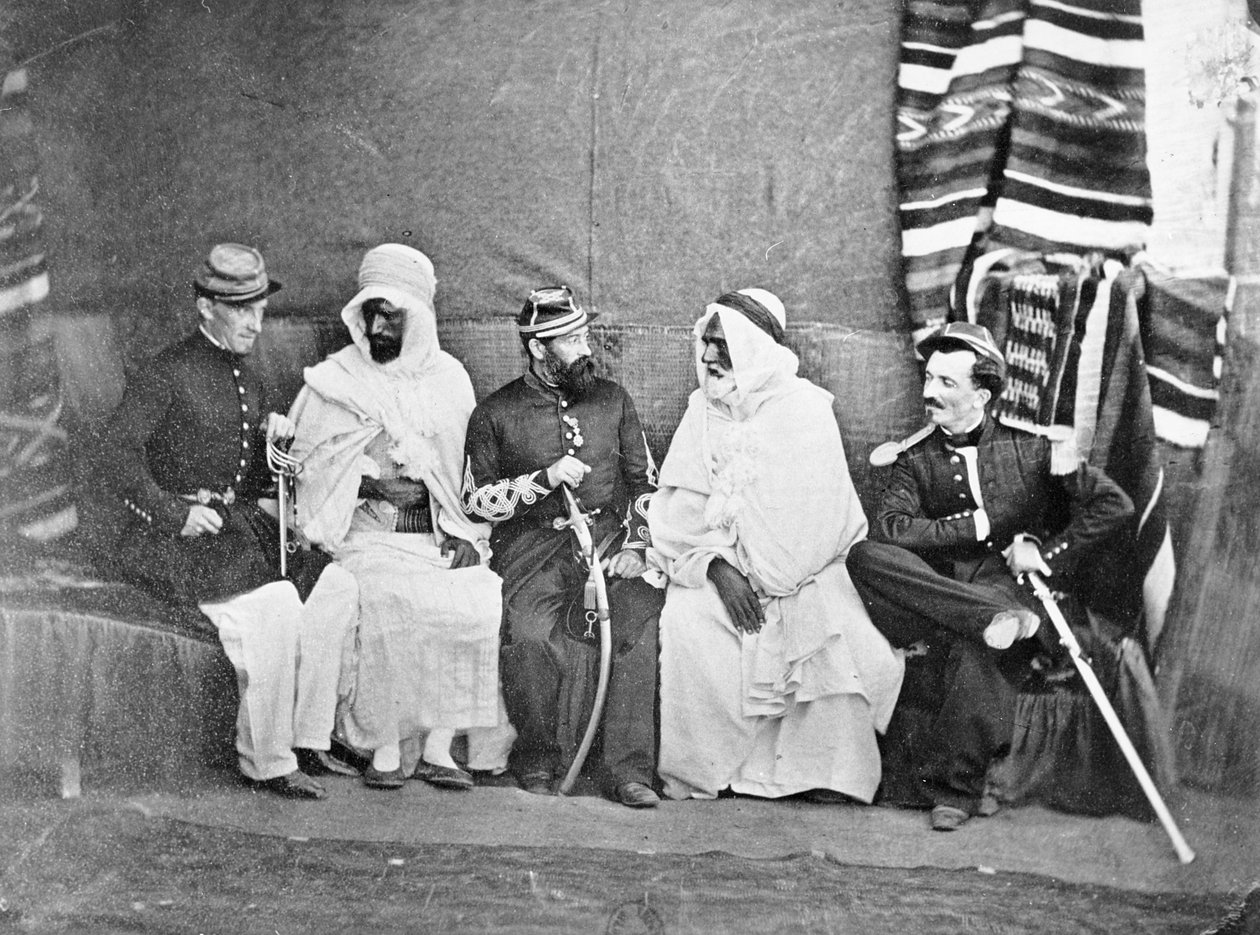 Az Oran-i Bureau Arabe, 1860-70 körül alkotó: Jacques Antoine Moulin