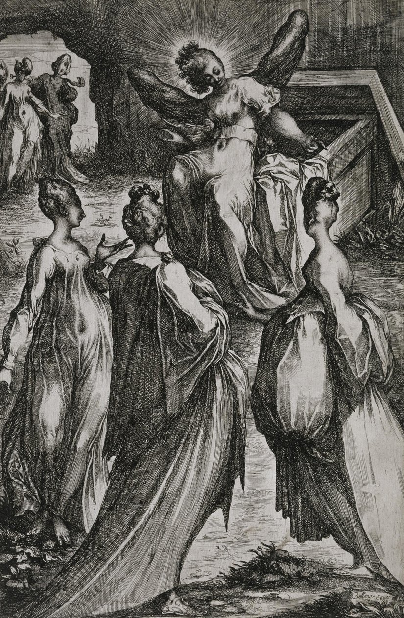 A szent nők a sírnál alkotó: Jacques Bellange
