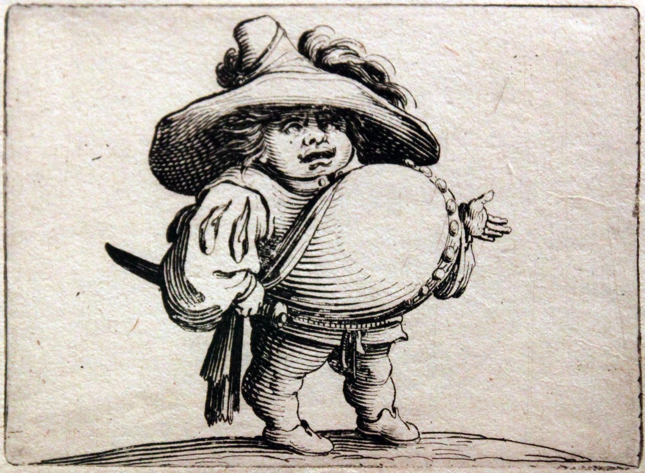 Különféle Gobbi figurák alkotó: Jacques Callot