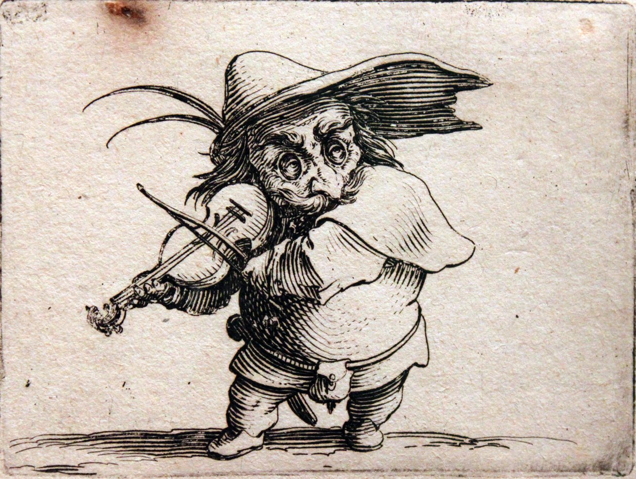Különféle Gobbi figurák alkotó: Jacques Callot
