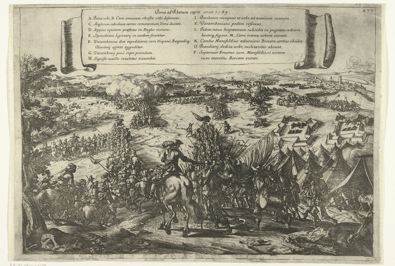 Rheinberg elfoglalása, 1590 alkotó: Jacques Courtois