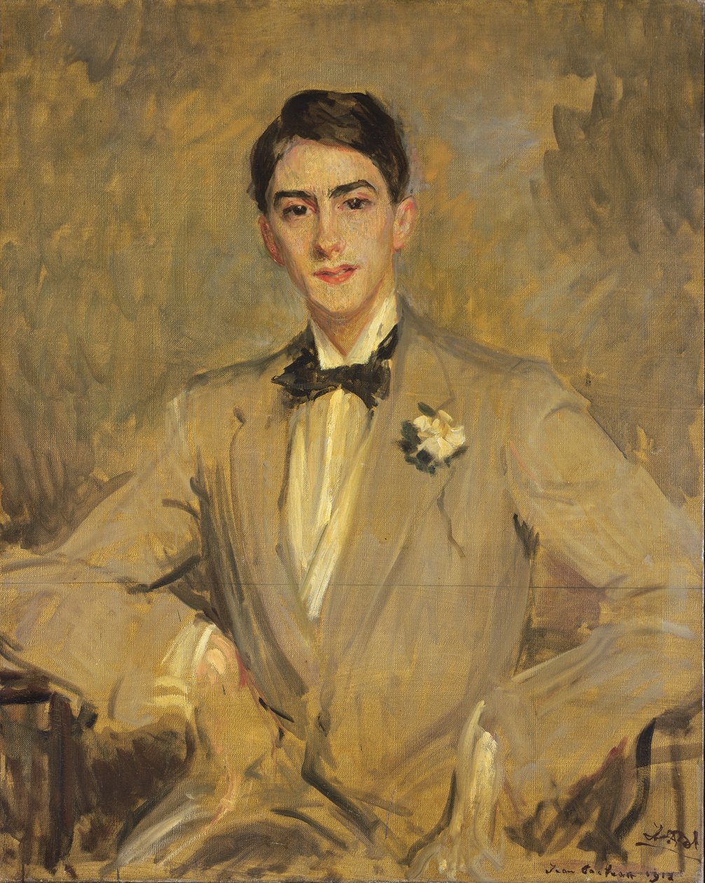 Tanulmány Jean Cocteau (1889-1963) portréjához, 1912 alkotó: Jacques Emile Blanche