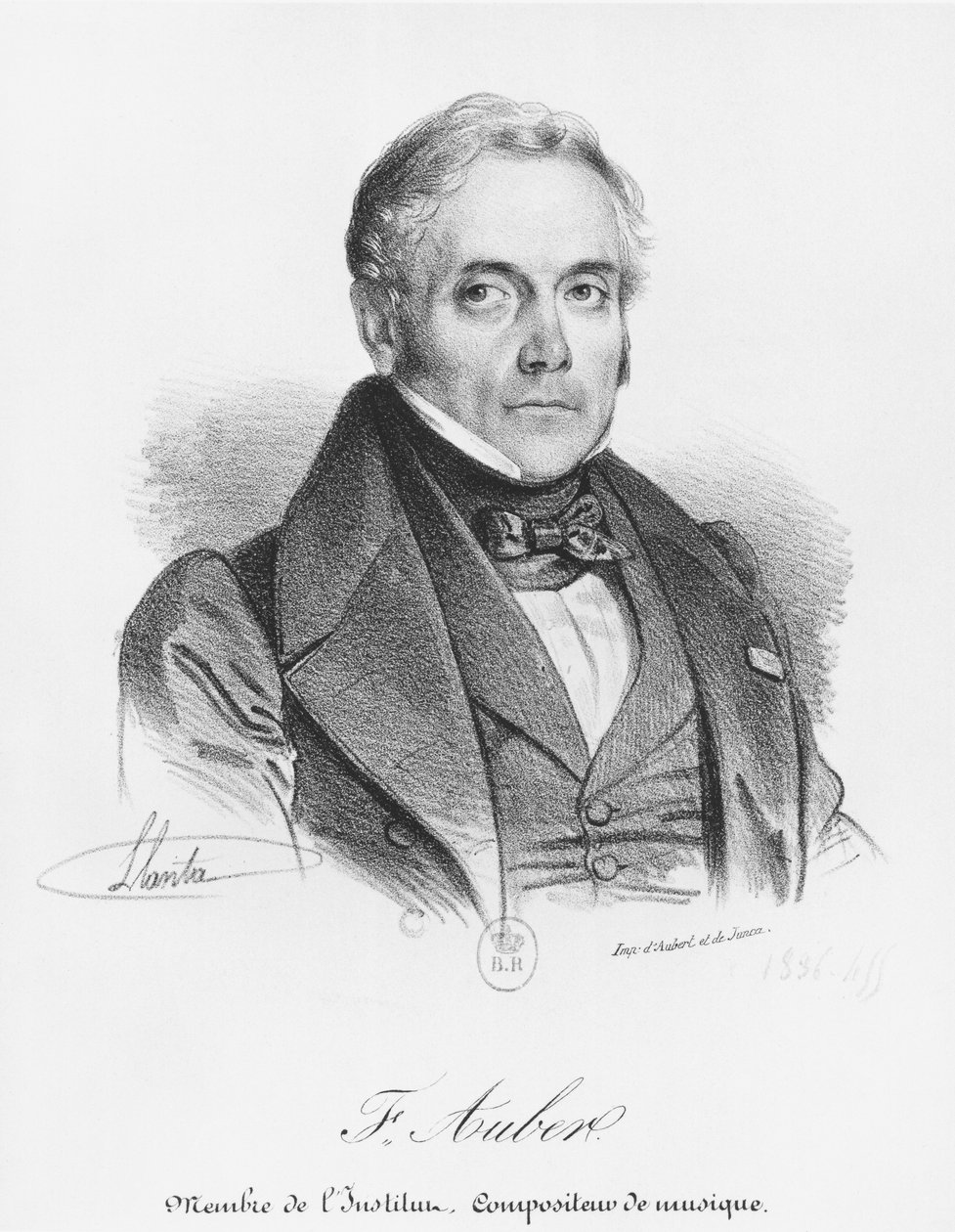 Auber spirit (1782-1871) alkotó: Jacques Francois Gauderique Llanta