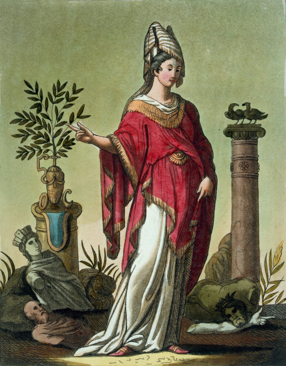 Eritreai Sybil jelvényével, 1796 alkotó: Jacques Grasset de Saint Sauveur