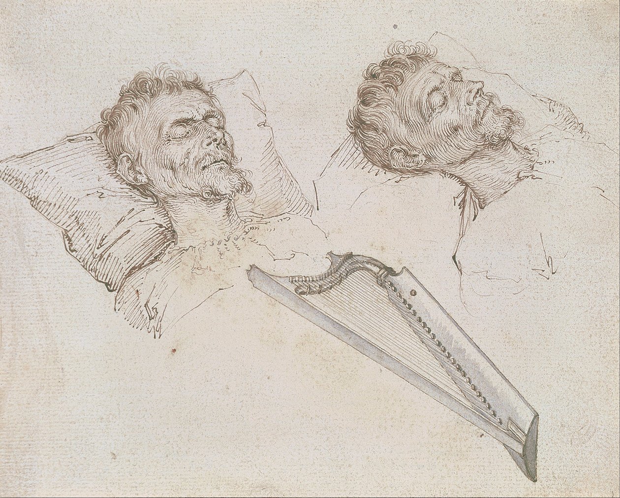 Karel van Mander a halálos ágyán alkotó: Jacques II de Gheyn