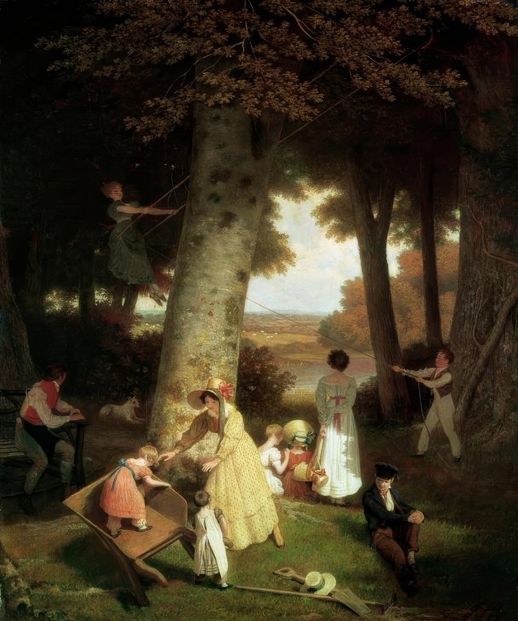 A játékok helye alkotó: Jacques Laurent Agasse