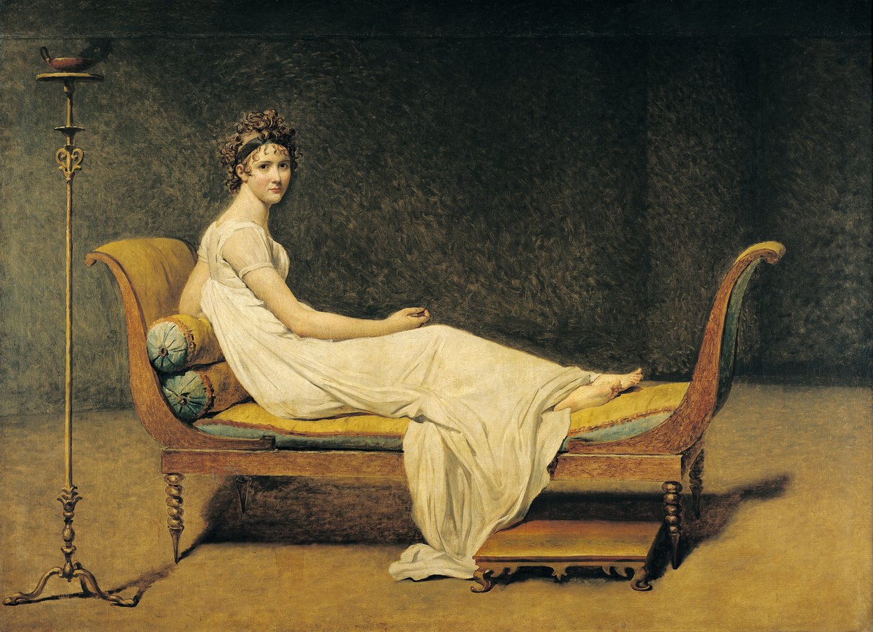 Madame Recamier, 1800 alkotó: Jacques Louis David