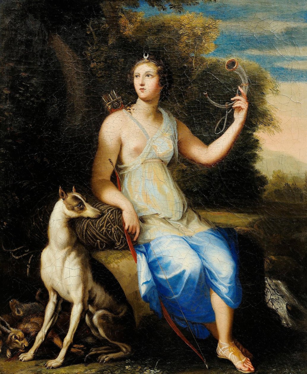 Diana arcképe alkotó: Jacques Stella