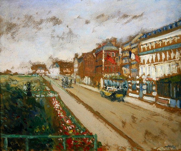 Dieppe, 1920 körül (olaj, vászon) alkotó: Jacques Emile Blanche