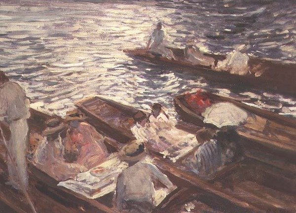 Punting Henleynél alkotó: Jacques Emile Blanche