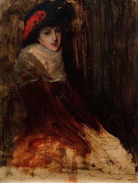 Tanulmány egy fiatal lányról alkotó: Jacques Emile Blanche