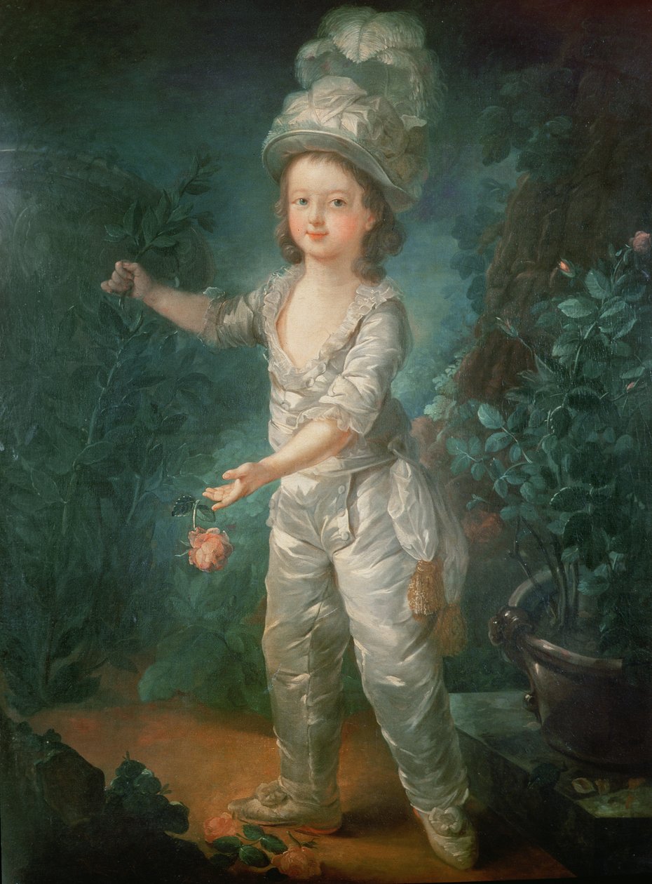 Dauphin, később XVII. Lajos francia király (1785-95) portréja alkotó: Jacques Fabien Gautier d