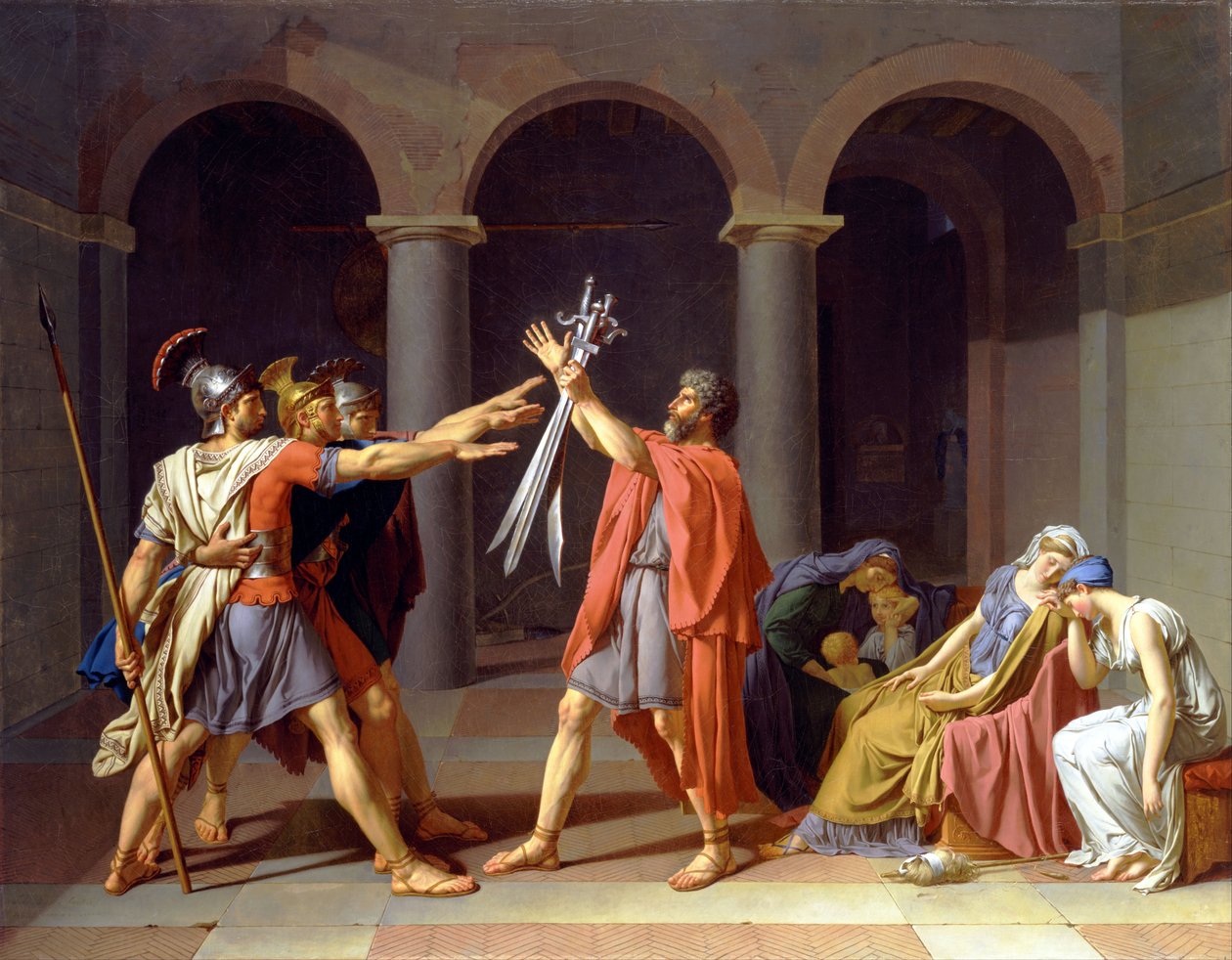 A Horatii esküje alkotó: Jacques Louis David