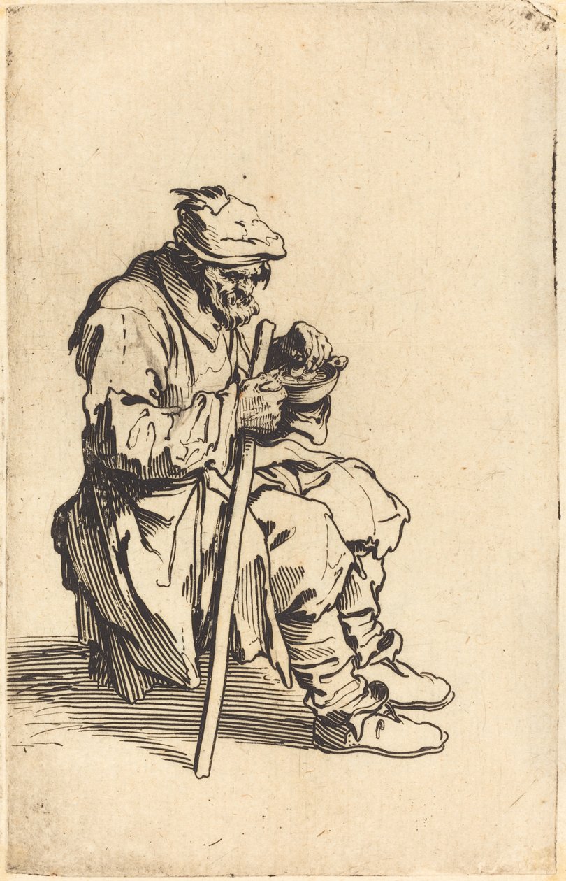 Koldusevés, 1622 körül alkotó: Jacques Callot