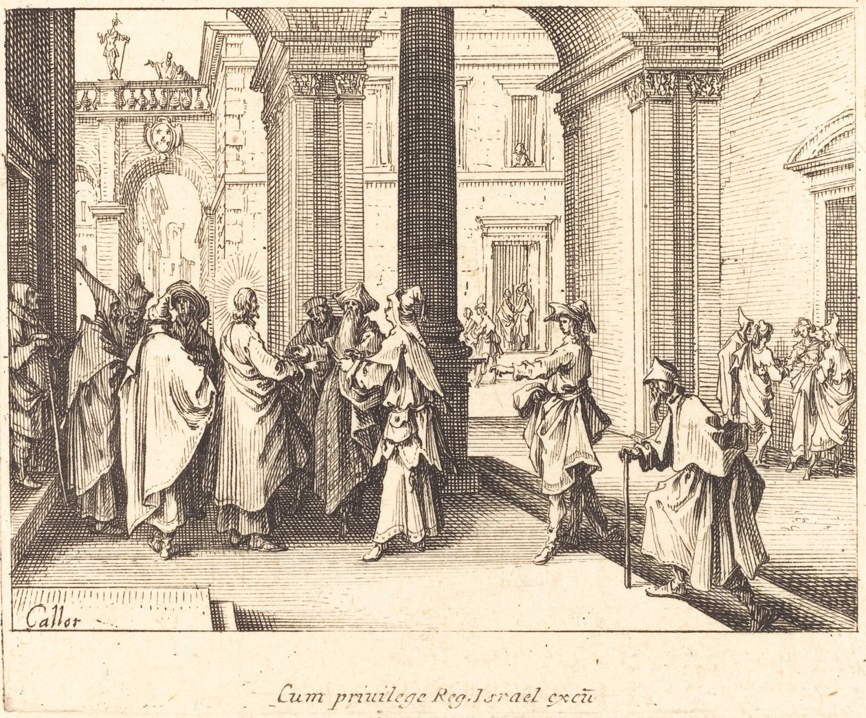 Caesar érme, 1635. alkotó: Jacques Callot