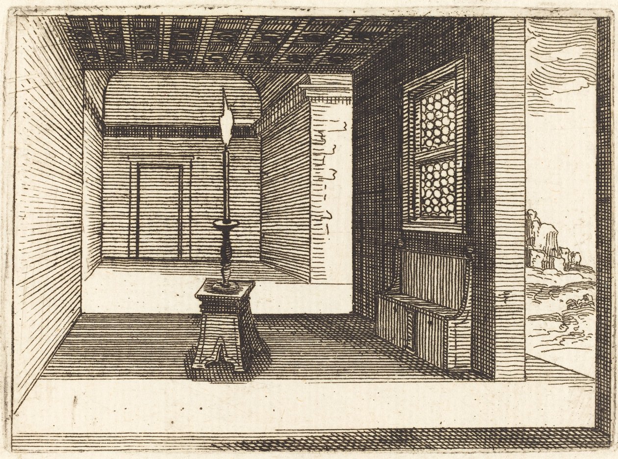 Gyertyatartó alkotó: Jacques Callot