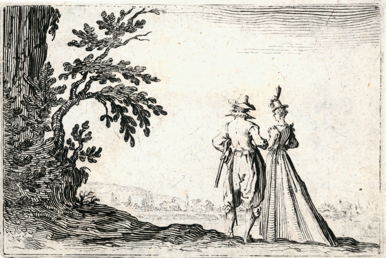 Különböző figurák capricciói alkotó: Jacques Callot