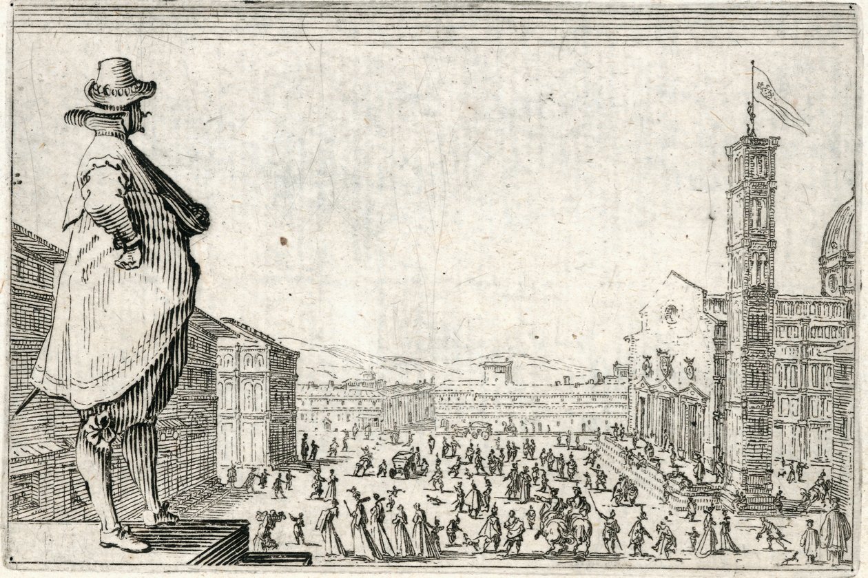 Különböző figurák capricciói alkotó: Jacques Callot