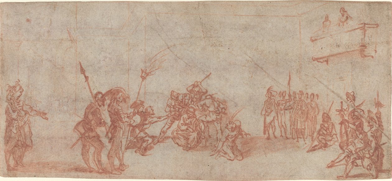 A tövissel megkoronázott Krisztus alkotó: Jacques Callot