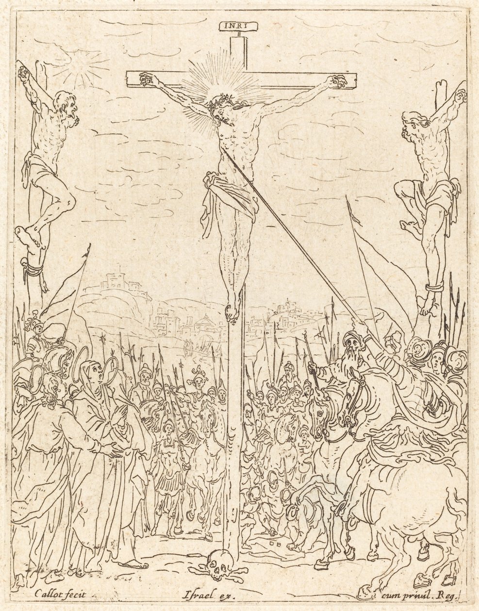 Krisztus a kereszten alkotó: Jacques Callot