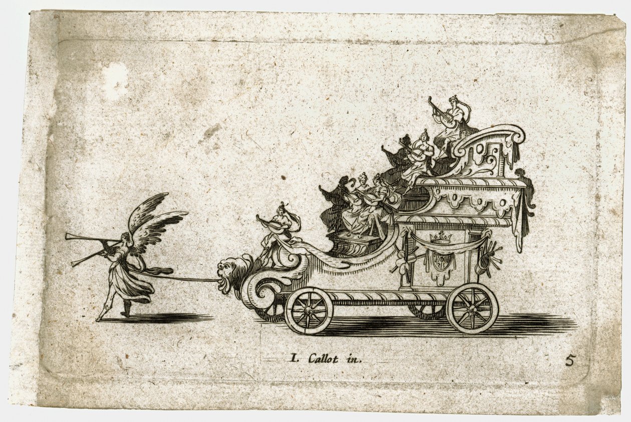 Combat a la barriere: egy szekér... (metszet) alkotó: Jacques Callot