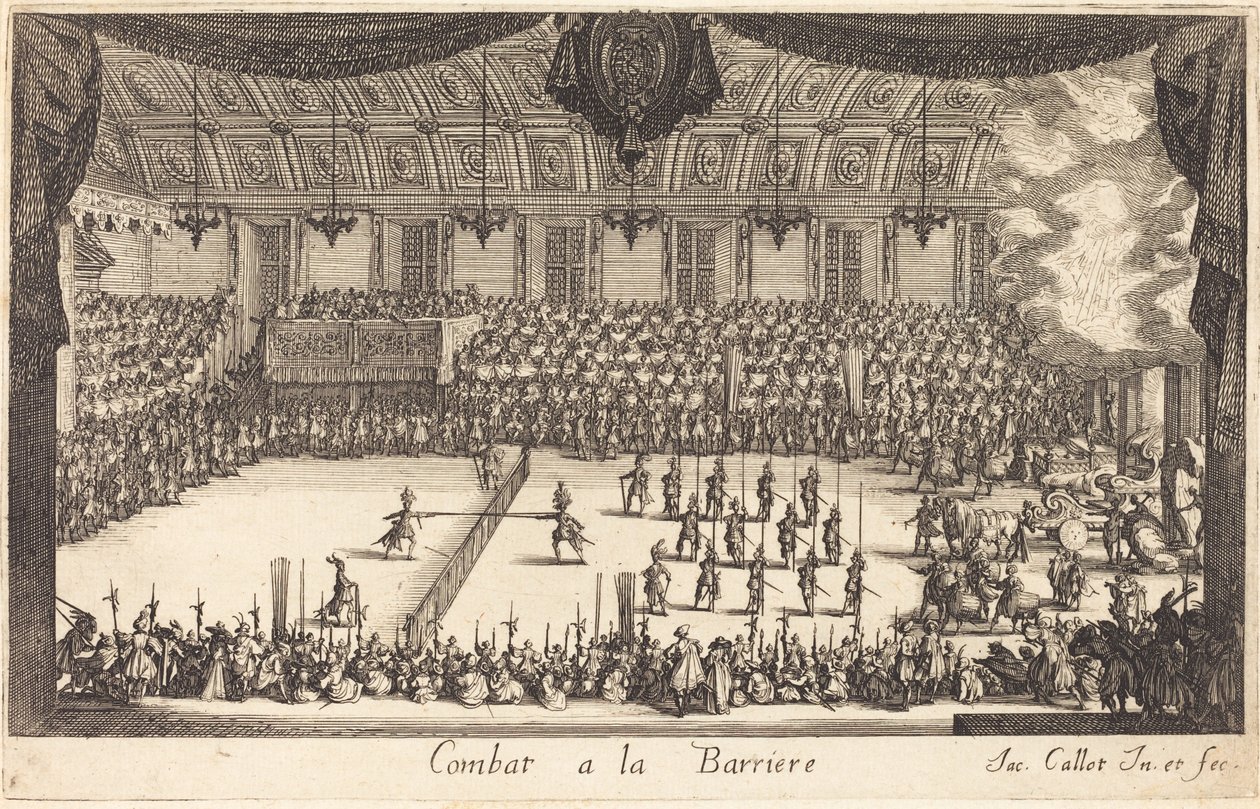 Harc a sorompónál alkotó: Jacques Callot