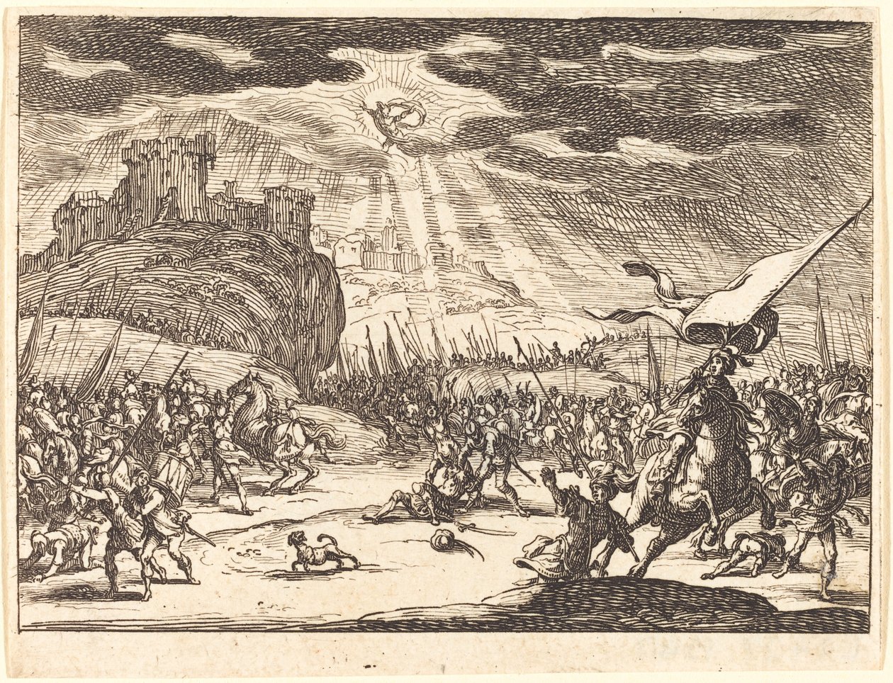 Pál megtérése alkotó: Jacques Callot